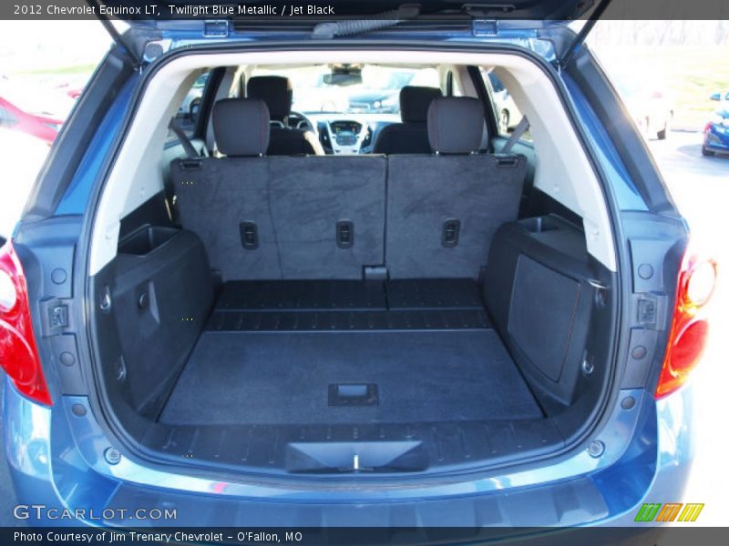 Twilight Blue Metallic / Jet Black 2012 Chevrolet Equinox LT