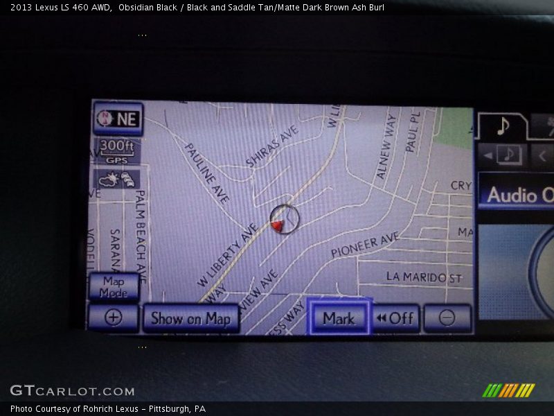 Navigation of 2013 LS 460 AWD