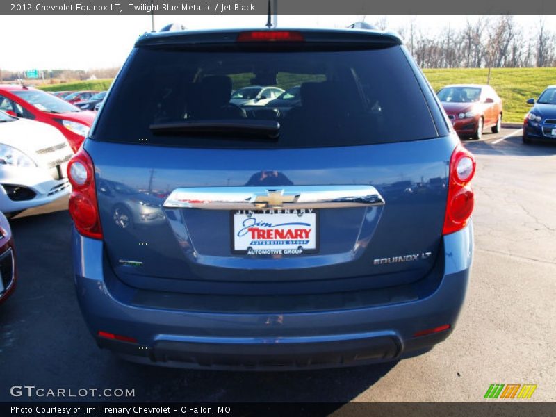 Twilight Blue Metallic / Jet Black 2012 Chevrolet Equinox LT