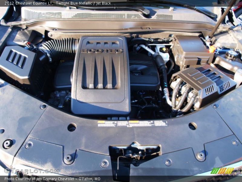 Twilight Blue Metallic / Jet Black 2012 Chevrolet Equinox LT