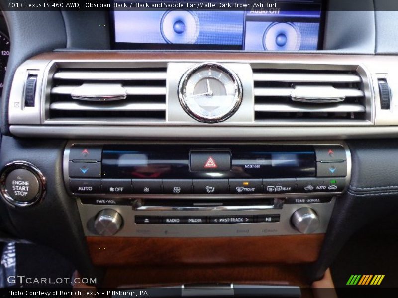 Controls of 2013 LS 460 AWD