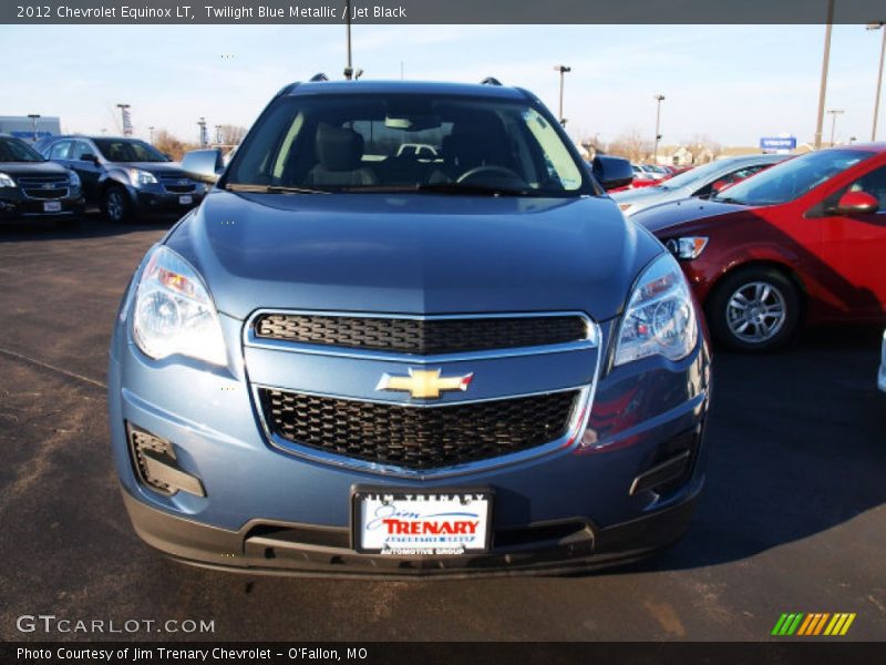 Twilight Blue Metallic / Jet Black 2012 Chevrolet Equinox LT