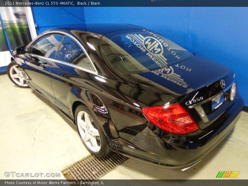 Black / Black 2011 Mercedes-Benz CL 550 4MATIC