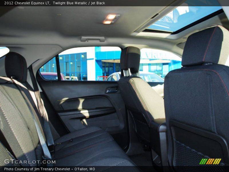 Twilight Blue Metallic / Jet Black 2012 Chevrolet Equinox LT