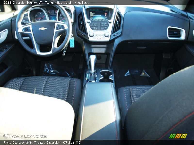 Twilight Blue Metallic / Jet Black 2012 Chevrolet Equinox LT
