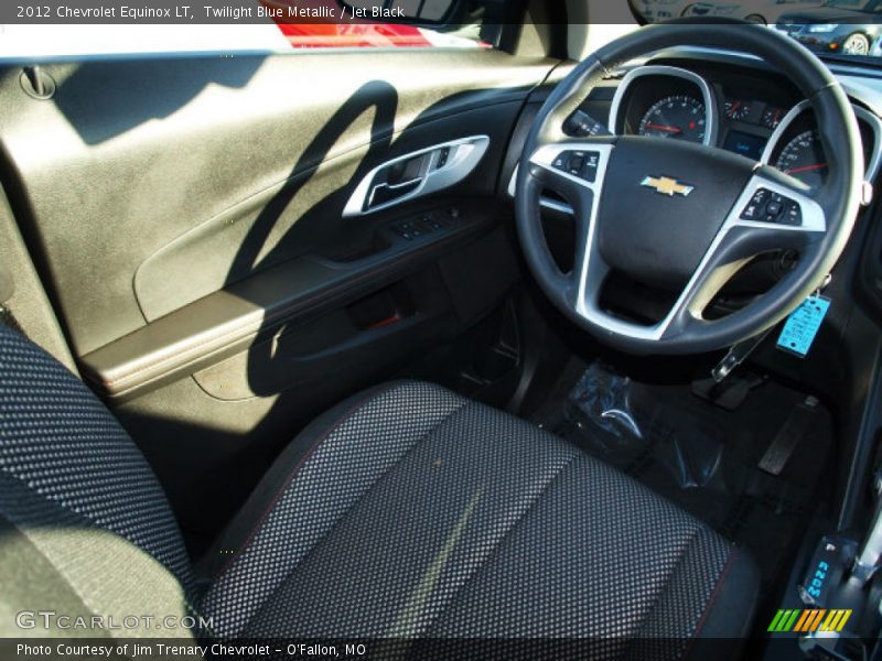 Twilight Blue Metallic / Jet Black 2012 Chevrolet Equinox LT