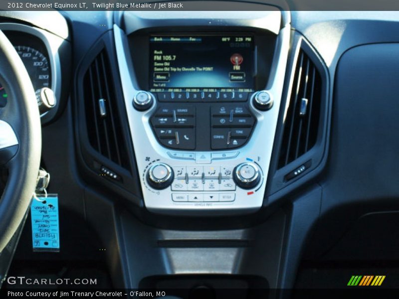 Twilight Blue Metallic / Jet Black 2012 Chevrolet Equinox LT