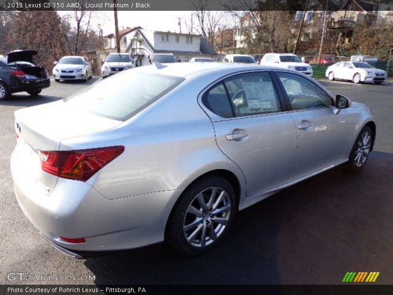 Liquid Platinum / Black 2013 Lexus GS 350 AWD