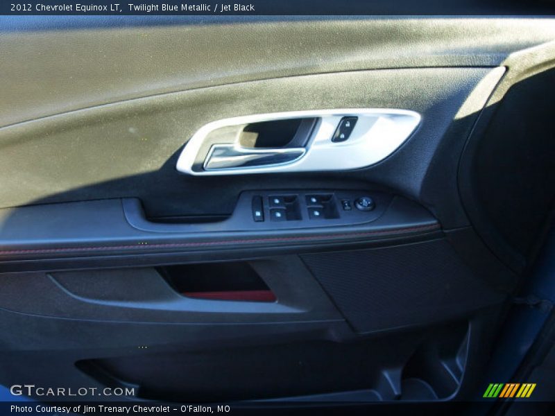 Twilight Blue Metallic / Jet Black 2012 Chevrolet Equinox LT