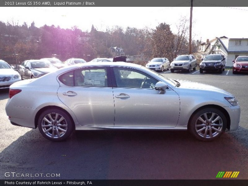 Liquid Platinum / Black 2013 Lexus GS 350 AWD