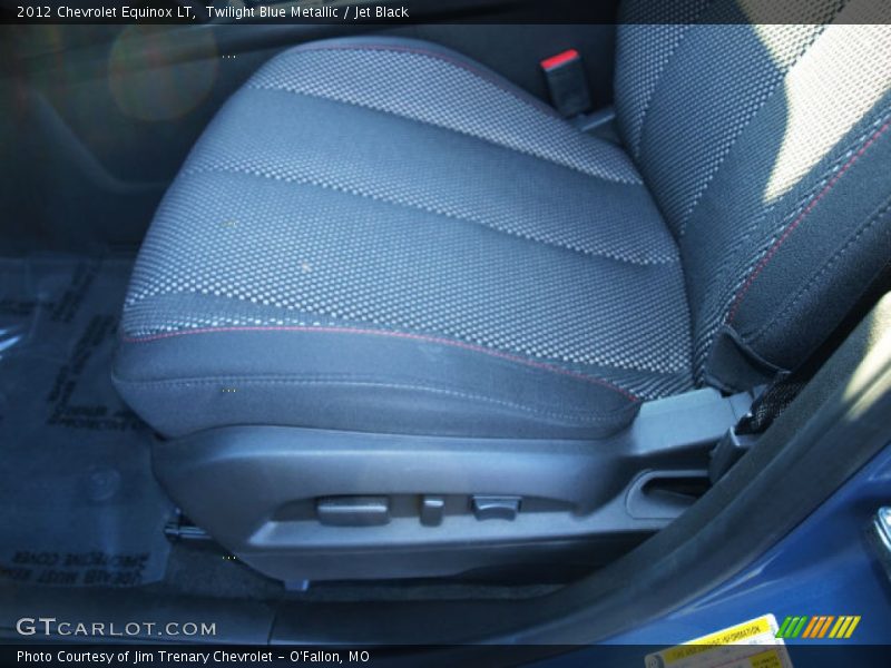 Twilight Blue Metallic / Jet Black 2012 Chevrolet Equinox LT