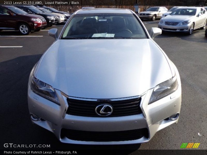 Liquid Platinum / Black 2013 Lexus GS 350 AWD