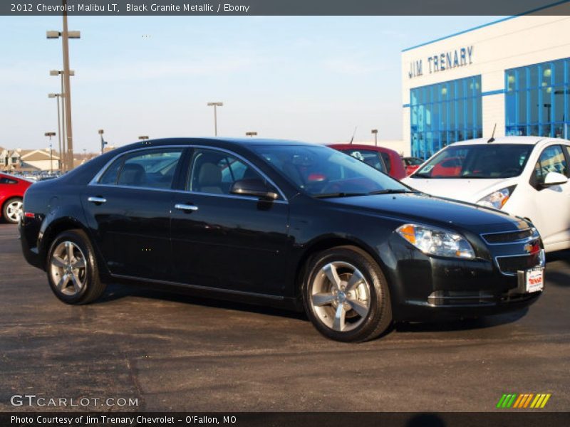 Black Granite Metallic / Ebony 2012 Chevrolet Malibu LT