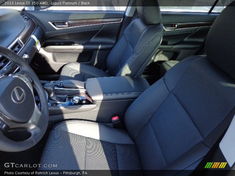 Liquid Platinum / Black 2013 Lexus GS 350 AWD