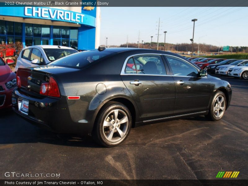 Black Granite Metallic / Ebony 2012 Chevrolet Malibu LT