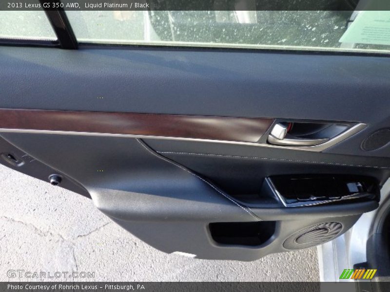 Liquid Platinum / Black 2013 Lexus GS 350 AWD