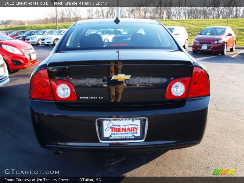 Black Granite Metallic / Ebony 2012 Chevrolet Malibu LT