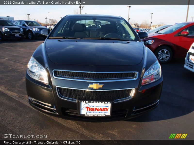 Black Granite Metallic / Ebony 2012 Chevrolet Malibu LT