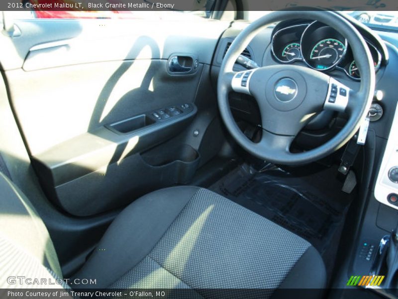 Black Granite Metallic / Ebony 2012 Chevrolet Malibu LT