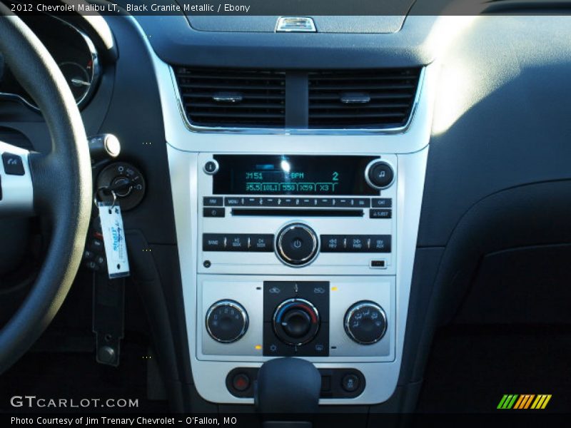 Black Granite Metallic / Ebony 2012 Chevrolet Malibu LT