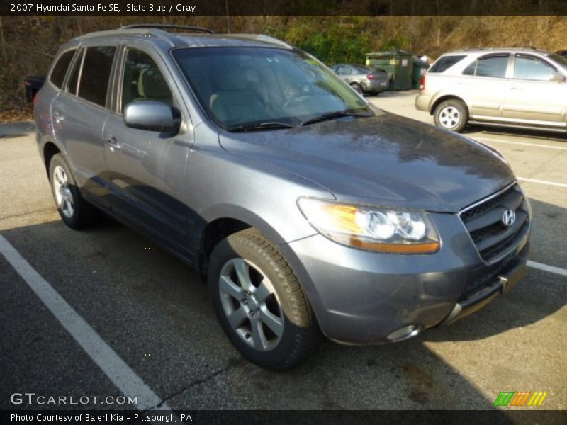 Slate Blue / Gray 2007 Hyundai Santa Fe SE