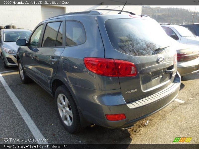 Slate Blue / Gray 2007 Hyundai Santa Fe SE