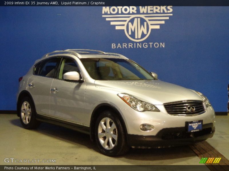 Liquid Platinum / Graphite 2009 Infiniti EX 35 Journey AWD