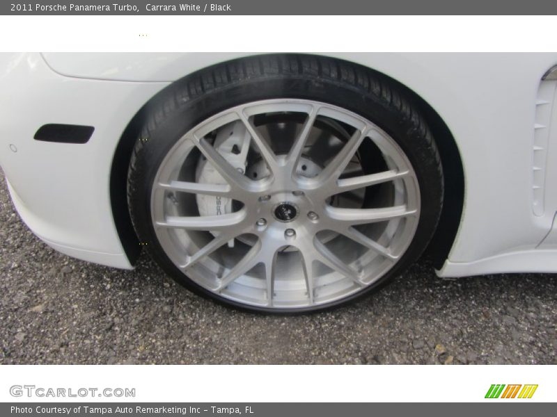 Carrara White / Black 2011 Porsche Panamera Turbo