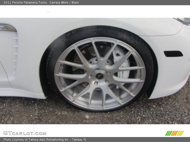Carrara White / Black 2011 Porsche Panamera Turbo