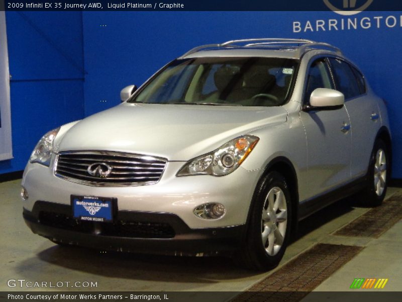 Liquid Platinum / Graphite 2009 Infiniti EX 35 Journey AWD