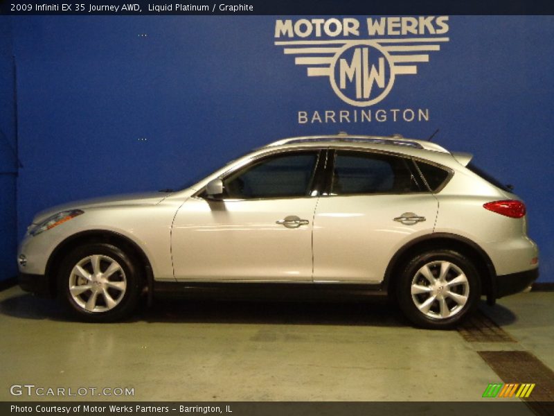 Liquid Platinum / Graphite 2009 Infiniti EX 35 Journey AWD