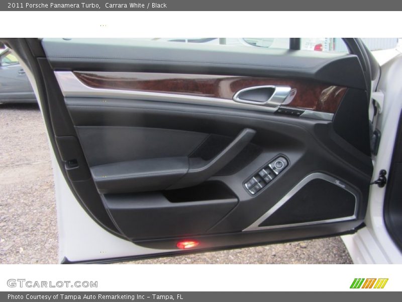 Carrara White / Black 2011 Porsche Panamera Turbo