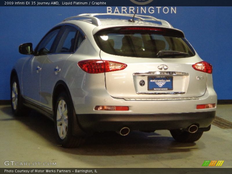 Liquid Platinum / Graphite 2009 Infiniti EX 35 Journey AWD