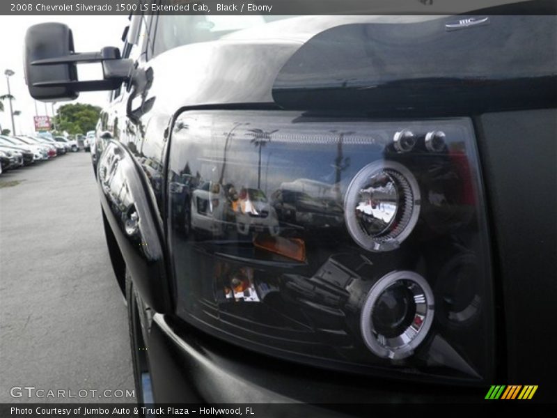 Black / Ebony 2008 Chevrolet Silverado 1500 LS Extended Cab