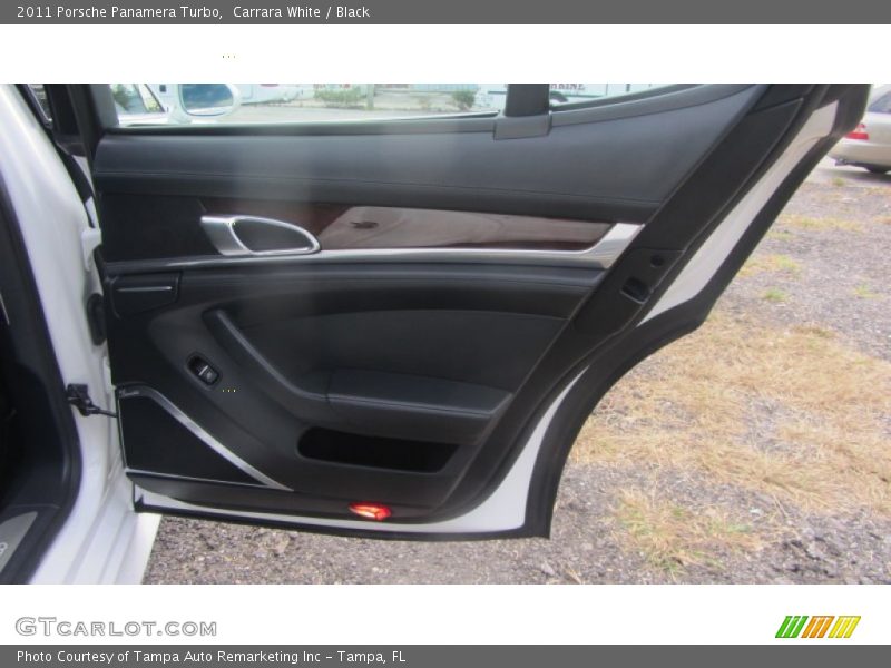 Carrara White / Black 2011 Porsche Panamera Turbo