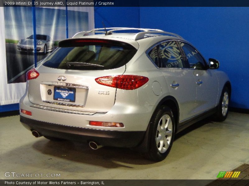 Liquid Platinum / Graphite 2009 Infiniti EX 35 Journey AWD