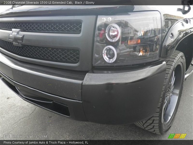 Black / Ebony 2008 Chevrolet Silverado 1500 LS Extended Cab