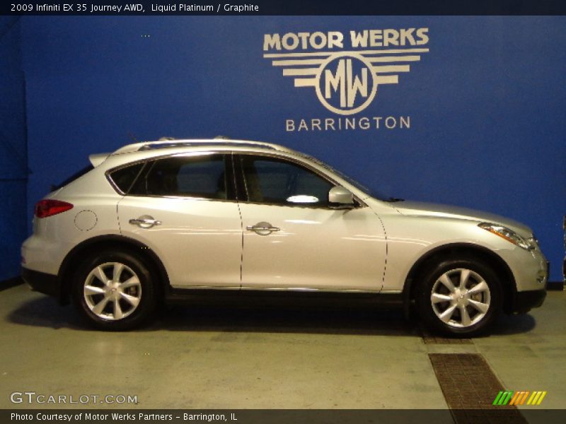 Liquid Platinum / Graphite 2009 Infiniti EX 35 Journey AWD