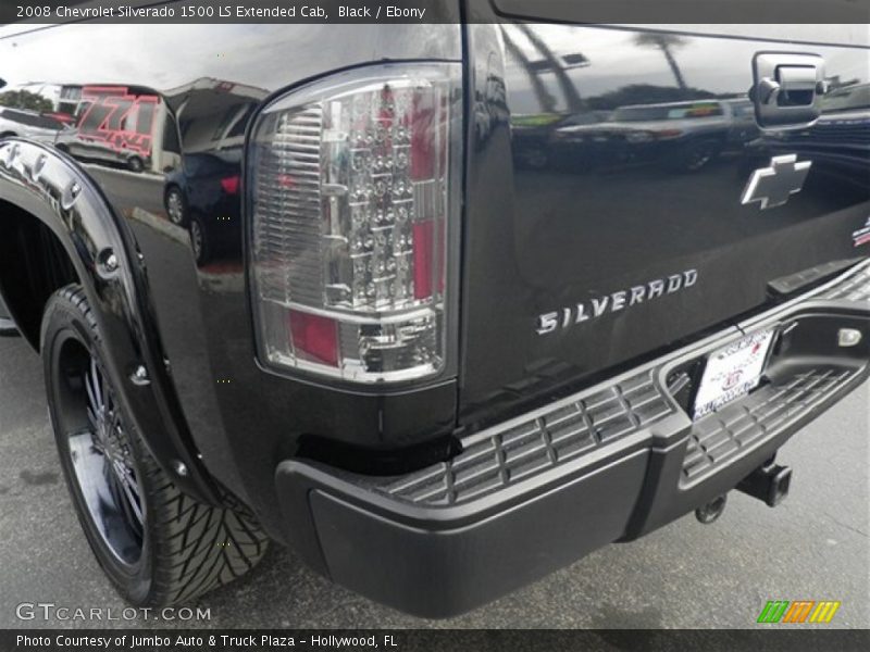 Black / Ebony 2008 Chevrolet Silverado 1500 LS Extended Cab