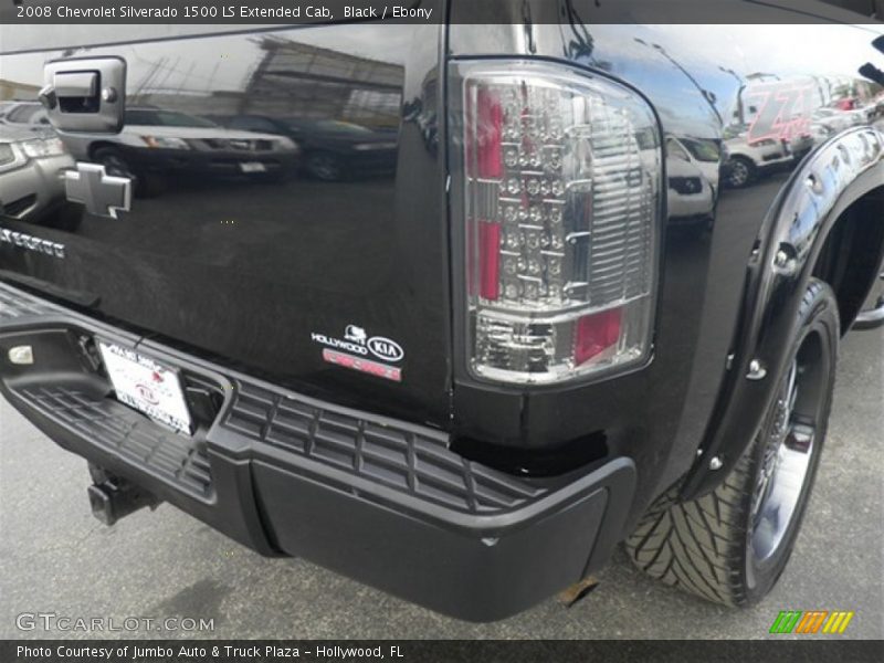 Black / Ebony 2008 Chevrolet Silverado 1500 LS Extended Cab