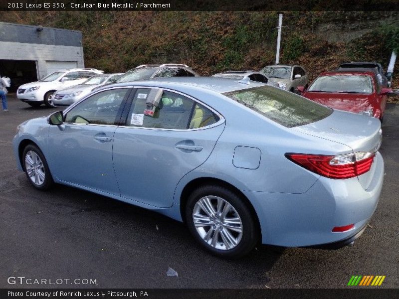 Cerulean Blue Metallic / Parchment 2013 Lexus ES 350