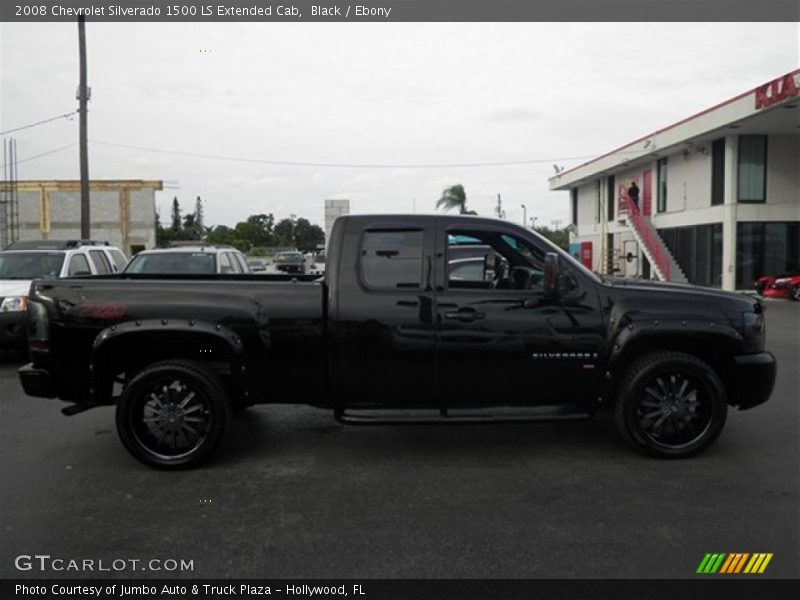 Black / Ebony 2008 Chevrolet Silverado 1500 LS Extended Cab