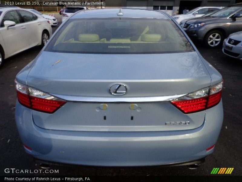 Cerulean Blue Metallic / Parchment 2013 Lexus ES 350