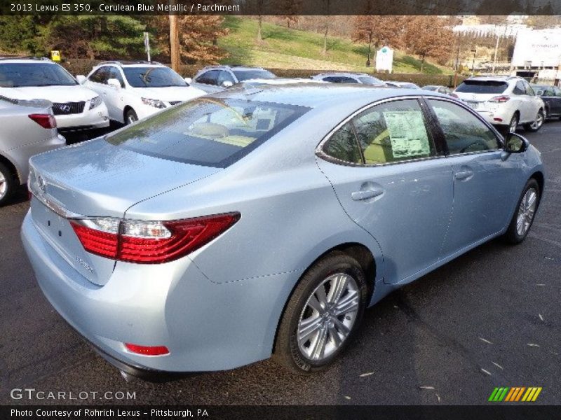 Cerulean Blue Metallic / Parchment 2013 Lexus ES 350