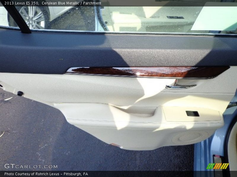 Cerulean Blue Metallic / Parchment 2013 Lexus ES 350