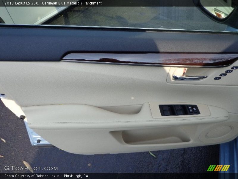 Cerulean Blue Metallic / Parchment 2013 Lexus ES 350