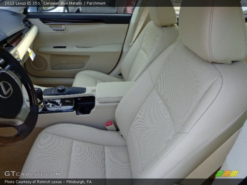 Cerulean Blue Metallic / Parchment 2013 Lexus ES 350