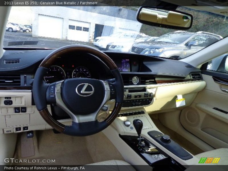 Cerulean Blue Metallic / Parchment 2013 Lexus ES 350