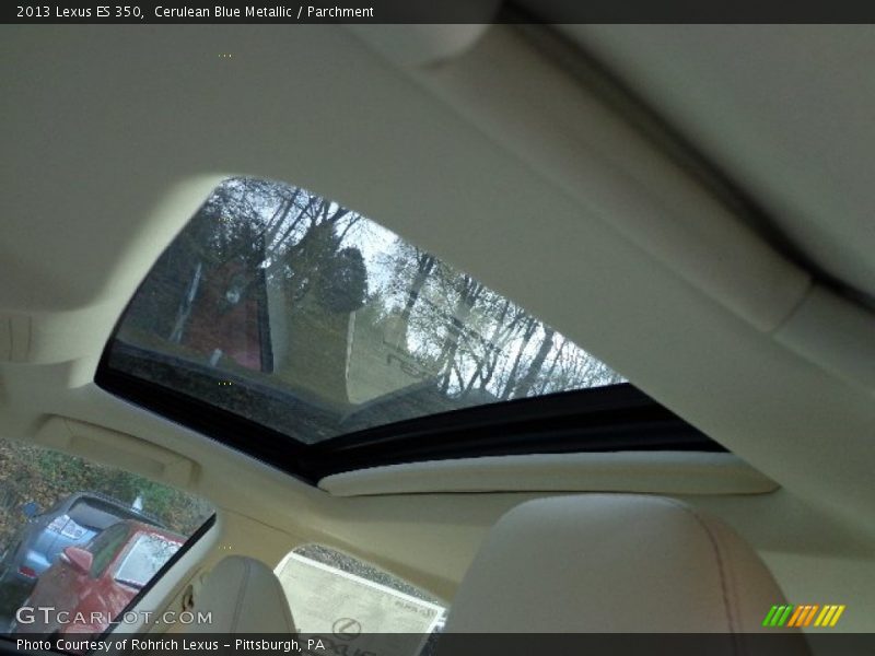 Cerulean Blue Metallic / Parchment 2013 Lexus ES 350