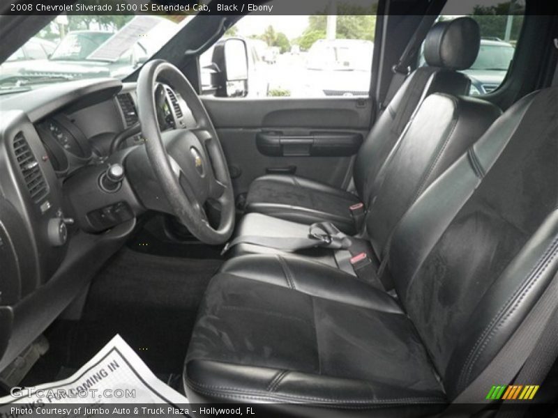 Black / Ebony 2008 Chevrolet Silverado 1500 LS Extended Cab